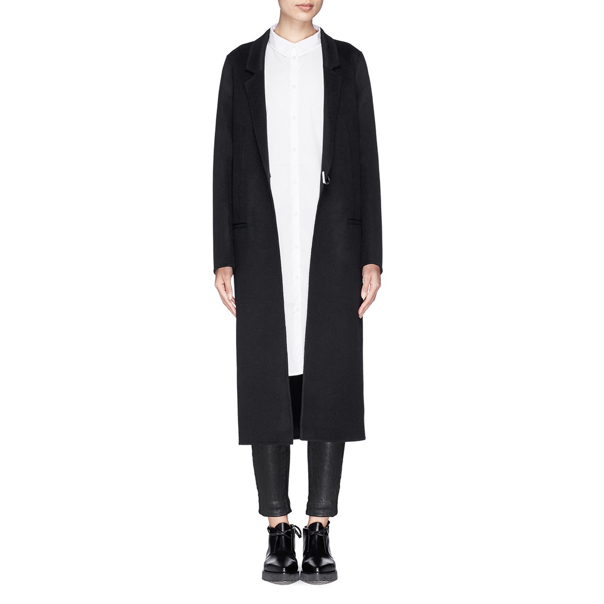 Acne Studios Foin Doublé Wool-Cashmere Long Coat – evaChic
