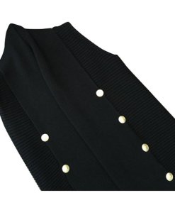 Pierre Balmain Double-Breasted Knit Vest