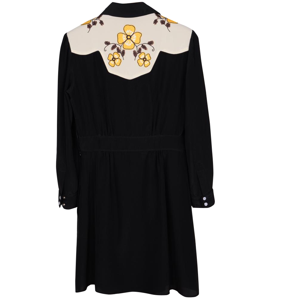 Coach Everyday Western Silk Dress evaChic Coach Everyday Western Silk Dress evaChic