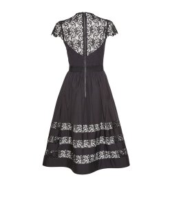 Alice + Olivia Mallie Lace-Inset Dress