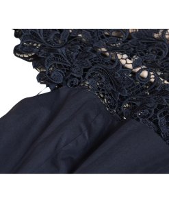 Alice + Olivia Mallie Lace-Inset Dress
