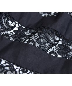 Alice + Olivia Mallie Lace-Inset Dress