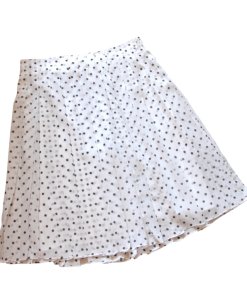 Theory Lewdill Pleated Polka Dot Silk-Georgette Skirt
