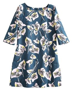 Marni Floral Cotton and Linen Gabardine Dress