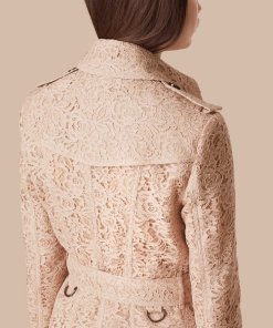 Burberry London Cotton Lace Trenchcoat