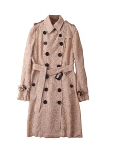 Burberry London Cotton Lace Trenchcoat