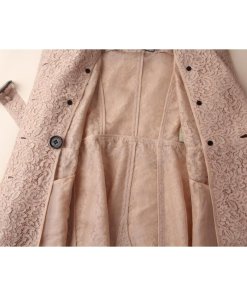 Burberry London Cotton Lace Trenchcoat