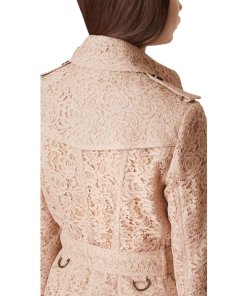 Burberry London Cotton Lace Trenchcoat
