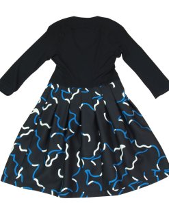 Diane von Furstenberg Jewel Silk Combo Wrap Dress
