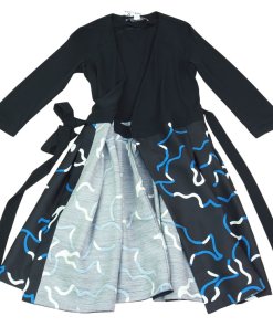 Diane von Furstenberg Jewel Silk Combo Wrap Dress