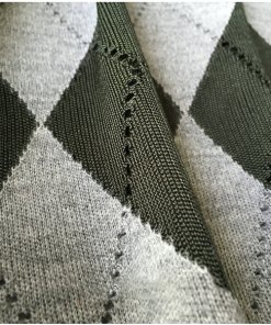 Alexander Wang Crewneck Argyle Sweater
