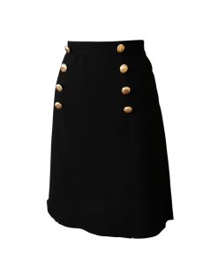 Burberry London Stretch Technical Cotton Military Skirt