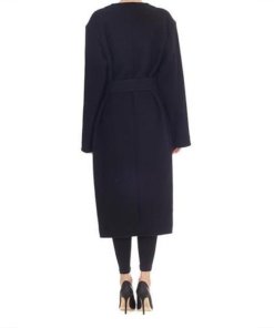 Celine Self-Tie Wool & Cashmere Coat