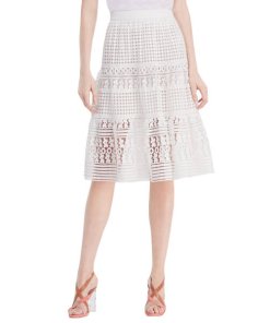Diane von Furstenberg Tiana Lace Flared Skirt