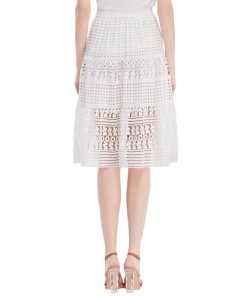 Diane von Furstenberg Tiana Lace Flared Skirt