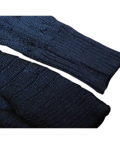 Ralph Lauren Black Label Silk Cable-Knit Circle Cardigan