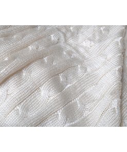 Ralph Lauren Black Label Silk Cable-Knit Circle Cardigan