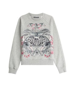 Alexander McQueen Embroidered Tiger & Skull Sweatshirt