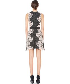 Alice + Olivia Patrice A-Line Lace Dress
