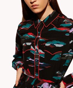 Coach 1941 Souvenir Sky Silk Dress