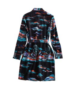 Coach 1941 Souvenir Sky Silk Dress