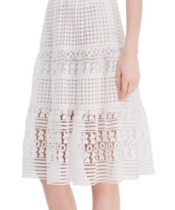 Diane von Furstenberg Tiana Lace Flared Skirt