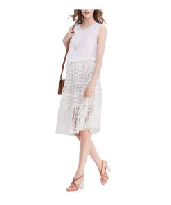 Diane von Furstenberg Tiana Lace Flared Skirt
