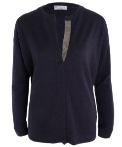 Brunello Cucinelli Monili-Placket Cashmere Cardigan