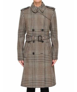 3.1 Phillip Lim Houndstooth Wool Trenchcoat