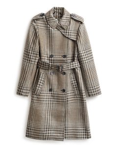 3.1 Phillip Lim Houndstooth Wool Trenchcoat