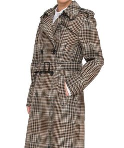 3.1 Phillip Lim Houndstooth Wool Trenchcoat