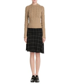 Michael Kors Collection Cable-Knit Merino Wool & Cashmere Sweater