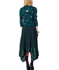 Kenzo Shadow Flower Appliqué Wool-Blend Intarsia Sweater