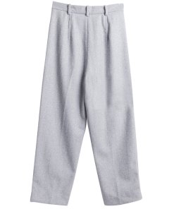 Acne Studios Milli High-Waist Wool-Blend Cropped Pants
