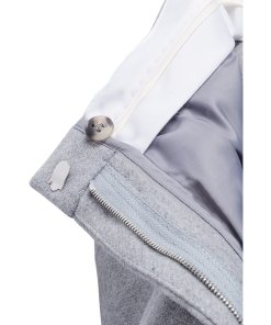 Acne Studios Milli High-Waist Wool-Blend Cropped Pants