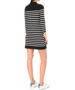 Maje Risque Striped Knit Dress  evaChic