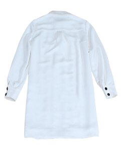 Kate Spade Griffin Satin Crepe Bow Shirtdress