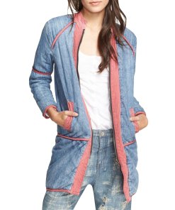 Free People Belario Double-Faced Quilted Cotton Jacket