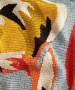 Burberry Floral Intarsia Merino Wool Sweater