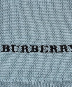 Burberry Floral Intarsia Merino Wool Sweater