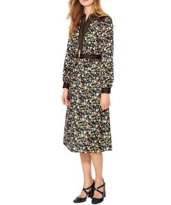 Tory Burch Promenade Floral Silk Tunic Dress