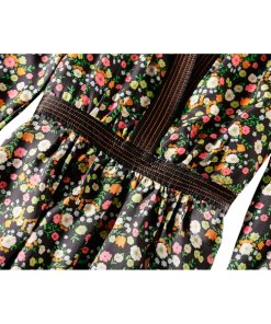 Tory Burch Promenade Floral Silk Tunic Dress