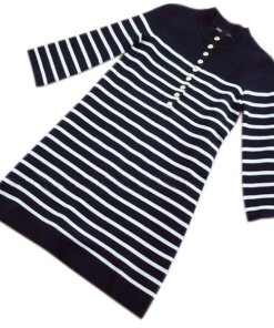 Maje Risque Striped Knit Dress