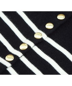 Maje Risque Striped Knit Dress