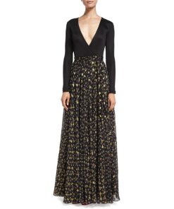 Diane von Furstenberg Aviva Fil Coupé Tendu Print Wrap Dress