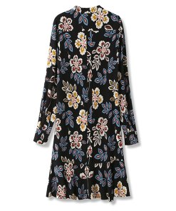 Tory Burch Jane Floral Silk Shirtdress