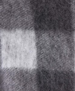 Balenciaga Check Wool & Mohair Blend Turtleneck Sweater