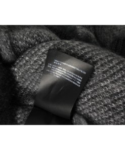Balenciaga Check Wool & Mohair Blend Turtleneck Sweater