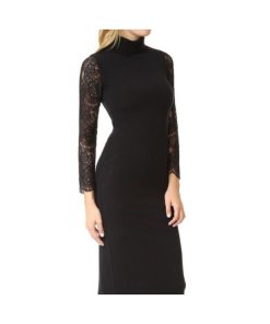 Alice + Olivia Kala Lace Sleeve Dress