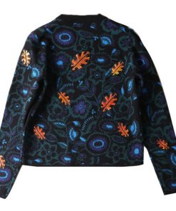 Kenzo Shadow Flower Appliqué Wool-Blend Intarsia Sweater